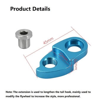 Велосипед Заден дерайльор Закачалка Удължител Удължител Алуминиев шосеен велосипед MTB Рамка за колоездене Удължител на опашката на куката