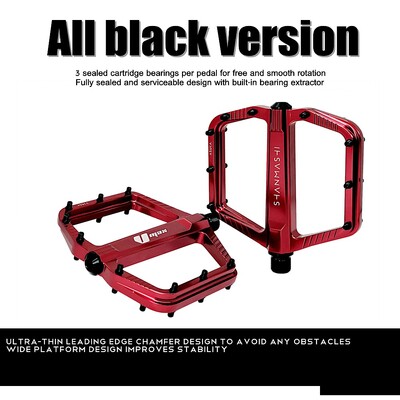 SHANMASHI Pedale za brdske bicikle 2024Novi CNC ležajevi od legure aluminija lagani Mtb biciklističke bitve Tretman za poliranje pedala