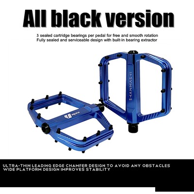 SHANMASHI Pedale za brdske bicikle 2024Novi CNC ležajevi od legure aluminija lagani Mtb biciklističke bitve Tretman za poliranje pedala