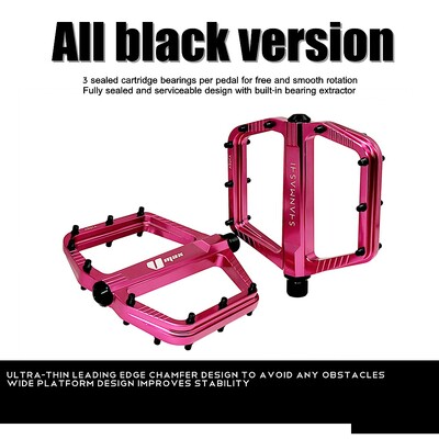 SHANMASHI Pedale za brdske bicikle 2024Novi CNC ležajevi od legure aluminija lagani Mtb biciklističke bitve Tretman za poliranje pedala