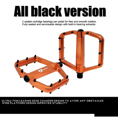 SHANMASHI Pedale za brdske bicikle 2024Novi CNC ležajevi od legure aluminija lagani Mtb biciklističke bitve Tretman za poliranje pedala