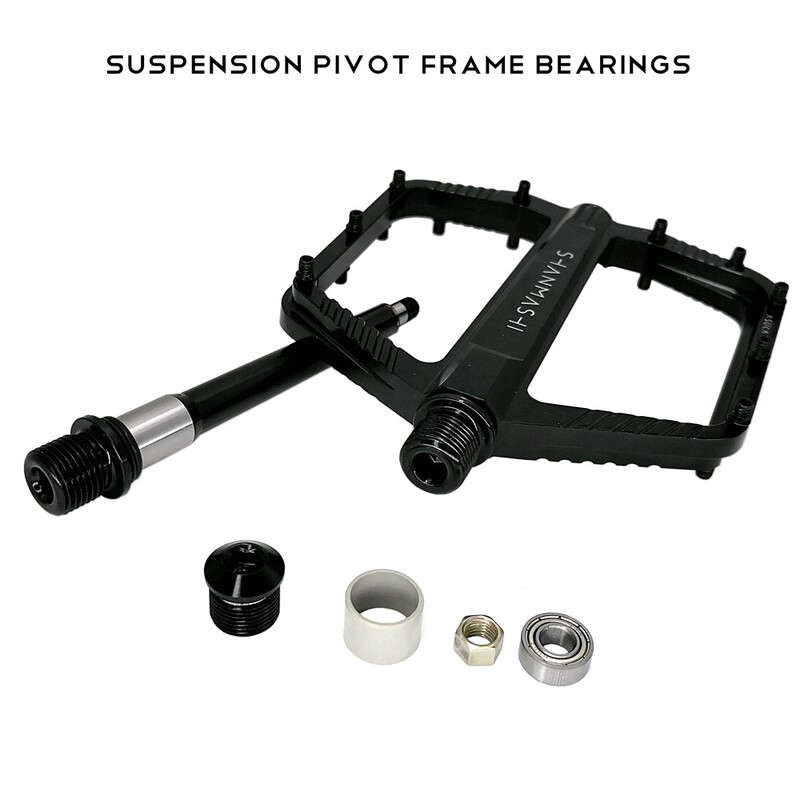 SHANMASHI Pedale za brdske bicikle 2024Novi CNC ležajevi od legure aluminija lagani Mtb biciklističke bitve Tretman za poliranje pedala