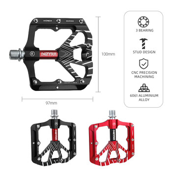 3 σφραγισμένα ρουλεμάν πεντάλ ποδηλάτου Υπερελαφρύ αντιολισθητικό για CNC BMX MTB Ποδήλατο δρόμου Ποδηλασία Ποδήλατο βουνού