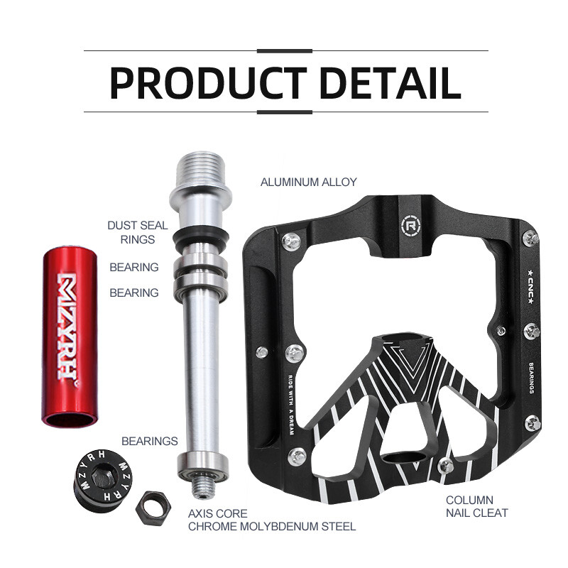 3 utesnené ložiskové pedále na bicykel, ultraľahké, protišmykové, pre CNC BMX, MTB, cestné, cyklistické, horské, pedále na bicykle