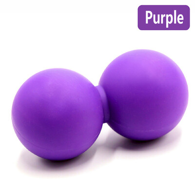 Minge dublă de masaj pentru lacrosse, miofascia arahide, densitate mare, fitness, corp, fascia, yoga, exerciții fizice, ameliorarea durerii