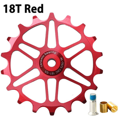 16T 18T Keramička remenica Stražnji mjenjač Jockey Wheel Guide Dijelovi bicikla za Shimano R8000/R8050/R8070/R9170/R9150/R9100/8800RD