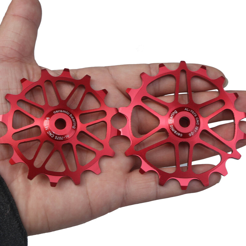 16T 18T Keramička remenica Stražnji mjenjač Jockey Wheel Guide Dijelovi bicikla za Shimano R8000/R8050/R8070/R9170/R9150/R9100/8800RD