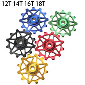 Kladka prehadzovačky zadnej časti bicykla, napínacia kladka 12T, 14T, 16T, 18T, keramické ložisko, vodiace koliesko pre Shimano Sram, diely pre MTB bicykle