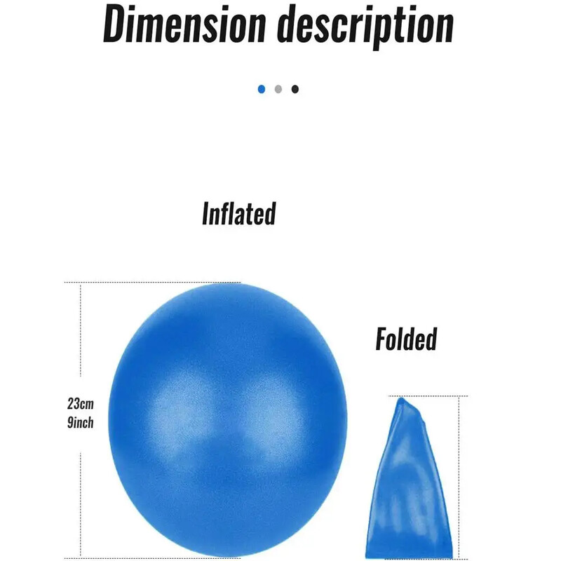 1 kom Mini pilates lopta od 25 cm za lov na snove 22 Lopta za fitness za jogu od 25 cm Pšenična cijev Zaštita od eksplozije Exaggerates Hips Ball Scrub