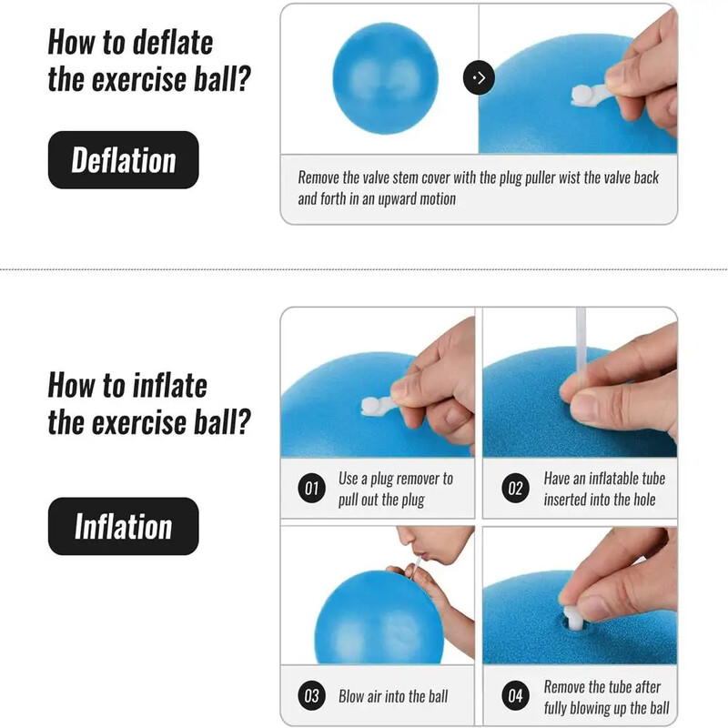 1 kom Mini pilates lopta od 25 cm za lov na snove 22 Lopta za fitness za jogu od 25 cm Pšenična cijev Zaštita od eksplozije Exaggerates Hips Ball Scrub