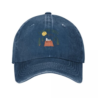 Modne službene Peanuts Snoopy Save The Trees bejzbol kape Unisex isprane jakne Snapback kape Kape za golf za trčanje na otvorenom Šešir
