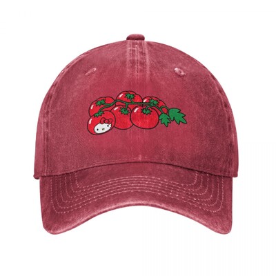 Klasične službene Hello Kitty Tomato bejzbol kape Unisex pamučne kape s kratkim rukavima Kape za golf za trčanje na otvorenom Kapa