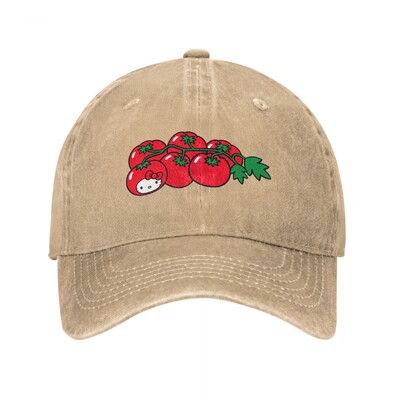 Klasične službene Hello Kitty Tomato bejzbol kape Unisex pamučne kape s kratkim rukavima Kape za golf za trčanje na otvorenom Kapa