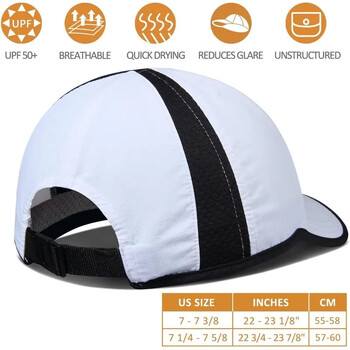 GADIEMKENSD Unstructured Hats UPF 50+ Ελαφρύ αναπνεύσιμο καπάκι εξωτερικού χώρου για άνδρες και γυναίκες M18