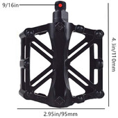1 par pedala za bicikle od aluminijske legure s brzim otpuštanjem s kugličnim ležajem oslonaca za noge Oprema za bicikliste