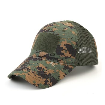 Tactical Army Caps Αθλητικό καπέλο εξωτερικού χώρου Camo Airsoft Military Mesh Snapback Καπέλο μπέιζμπολ Ψάρεμα Κυνηγετικά Καπέλα πεζοπορίας Καπέλο ανδρών