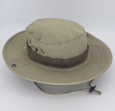 Taktika Boonie skrybėlė Aukštos kokybės storinimas lauke Medžioklė Žvejyba Žygiai Stovyklavimas Laipiojimas Kamufliažas Kepurės Kaukių rinkinys