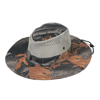Taktika Boonie skrybėlė Aukštos kokybės storinimas lauke Medžioklė Žvejyba Žygiai Stovyklavimas Laipiojimas Kamufliažas Kepurės Kaukių rinkinys