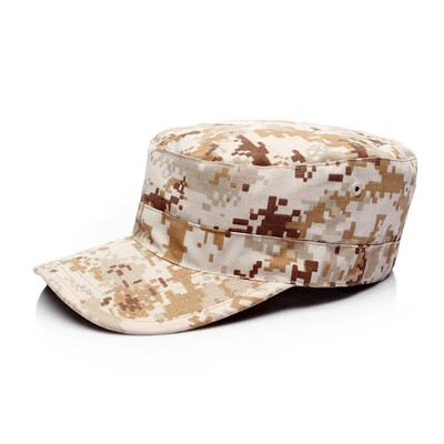 Pánska taktická šiltovka, prázdna, obyčajná maskáčová, priliehavá, klobúky s viacerými kamerami, baseballová maskáčová šiltovka s výbavou.