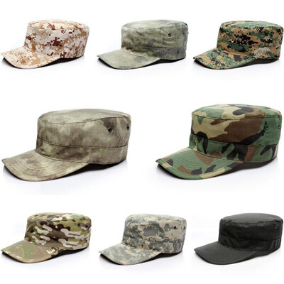 Férfi kalap kültéri US BDU sapkák üres sima Camo felszerelt taktikai baseball snapback uniszex terepszínű felnőtt túrázás dzsungel