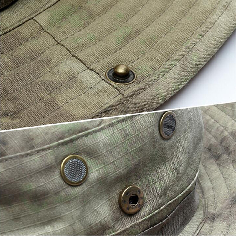 Kamuflažne taktičke kape za muškarce Boonie Hat atacs Camo Sun Bucket Cap Ribolov Planinarenje Lovačke kape gorras Oprema