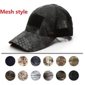 Outdoor Kryptek Black Multicam šešir Special Force Camo Mesh Cap Airsoft šešir za muškarce Taktical Contractor Baseball Caps šešir
