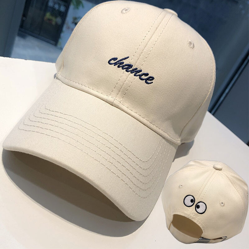 Pălărie sport în aer liber 24 șapcă de baseball amuzantă cu bataturi de personalitate nouă Literă simplă Totul ocazional cuplu de studenți Pălărie cu boruri curbate