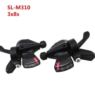 3x8-käiguline käigukangi käiguvahetaja parem vasak jalgratta käiguvahetaja Acera Shimano SL-M310 mägihübriidratta käiguvahetaja jalgrattaosade jaoks