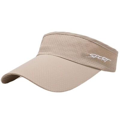 Modni jednobojni šešir za sunčanje s UV zaštitom Ženski ljetni šešir sa šilterom za zaštitu od sunca Sport Trčanje Tenis Golf Kapa Prazan cilindar