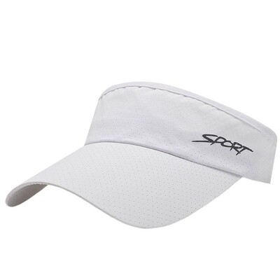 Modni jednobojni šešir za sunčanje s UV zaštitom Ženski ljetni šešir sa šilterom za zaštitu od sunca Sport Trčanje Tenis Golf Kapa Prazan cilindar