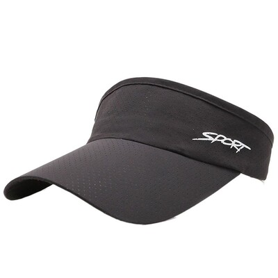 Modni jednobojni šešir za sunčanje s UV zaštitom Ženski ljetni šešir sa šilterom za zaštitu od sunca Sport Trčanje Tenis Golf Kapa Prazan cilindar