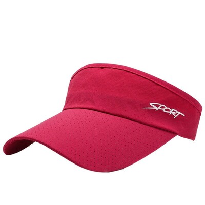 Modni jednobojni šešir za sunčanje s UV zaštitom Ženski ljetni šešir sa šilterom za zaštitu od sunca Sport Trčanje Tenis Golf Kapa Prazan cilindar