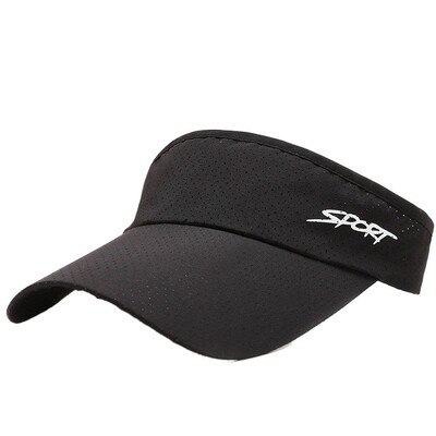 Modni jednobojni šešir za sunčanje s UV zaštitom Ženski ljetni šešir sa šilterom za zaštitu od sunca Sport Trčanje Tenis Golf Kapa Prazan cilindar