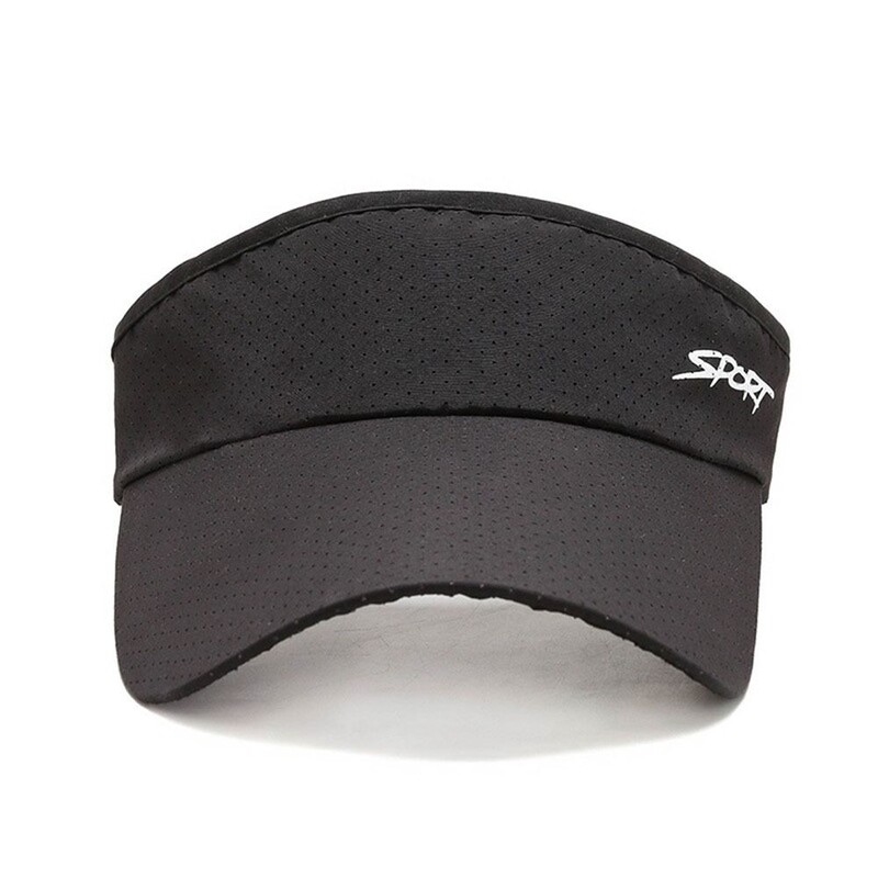 Modni jednobojni šešir za sunčanje s UV zaštitom Ženski ljetni šešir sa šilterom za zaštitu od sunca Sport Trčanje Tenis Golf Kapa Prazan cilindar