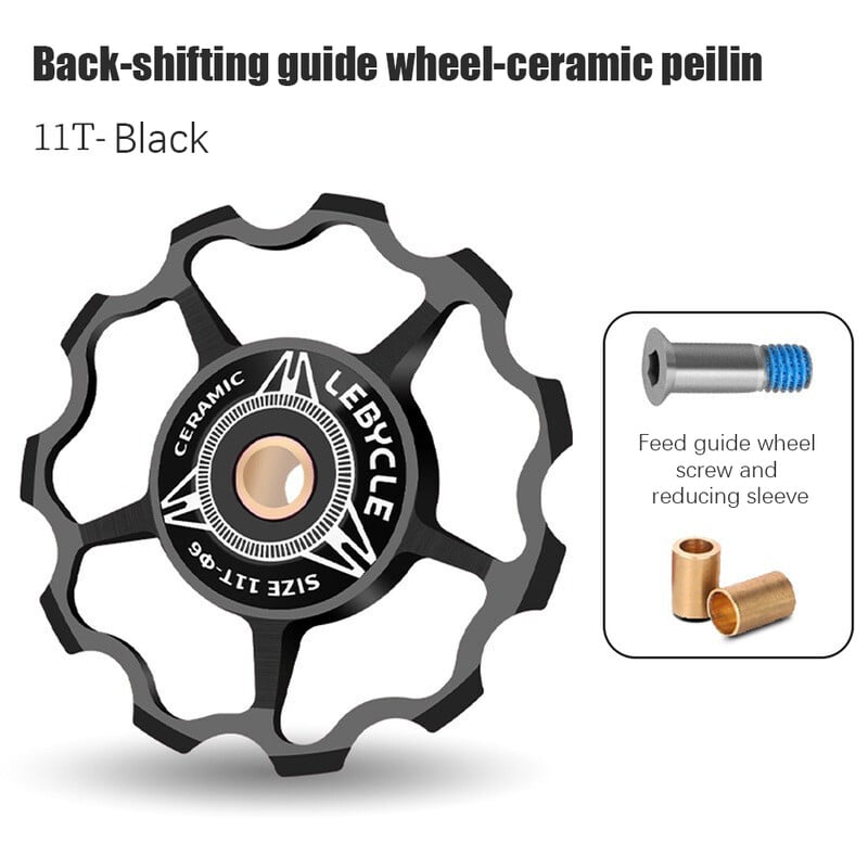 1kom planinski cestovni bicikl 11T Stražnji mjenjač od aluminijske legure Keramički ležaj Vodeći kotač Kotač bicikla