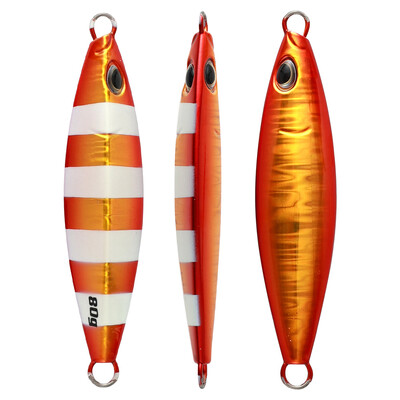 JiggingPro 60g 80g 100g Koika Jig Slow Fall Jigging Naluca Slow Pitch Metal Jigs Naluca de pescuit in apa sarata