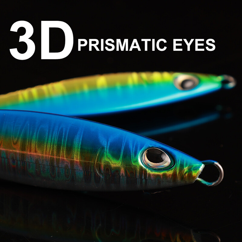 JiggingPro 60g 80g 100g Koika Jig Slow Fall Jigging Naluca Slow Pitch Metal Jigs Naluca de pescuit in apa sarata