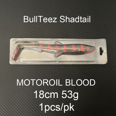 BullTeez Shadtail 12.5cm 16g 18cm 53g ShadTeez 12cm 15g Biban Știucă Pescuit Predator Naluci moi