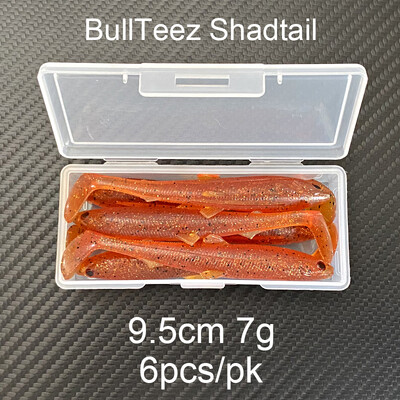 BullTeez Shadtail 12.5cm 16g 18cm 53g ShadTeez 12cm 15g Biban Știucă Pescuit Predator Naluci moi