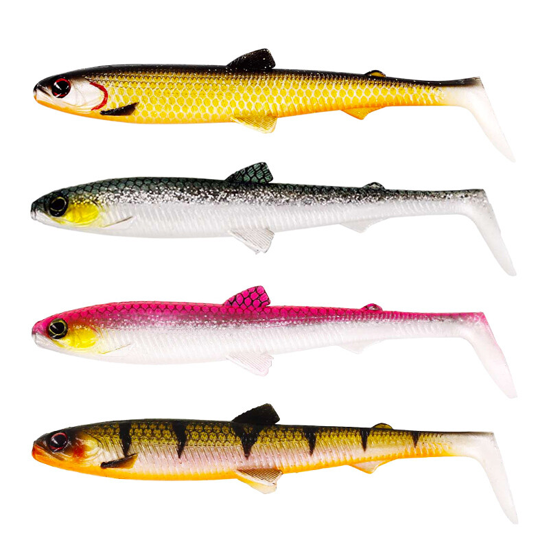 BullTeez Shadtail 12.5cm 16g 18cm 53g ShadTeez 12cm 15g Biban Știucă Pescuit Predator Naluci moi