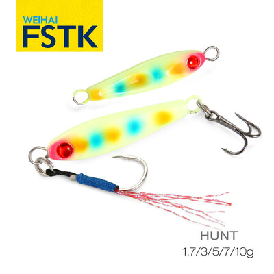 Micro Metal Jig Shore Casting karote Sālsūdens 1,7 g 3 g 5 g 7 g 10 g Shore Casting Jigging māneklis Džeks zvejas māneklis Bit Artificial Bait