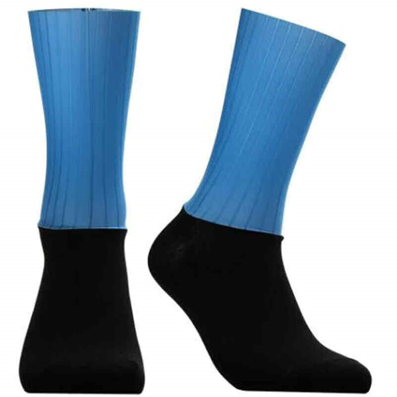 Protišmykové silikónové letné aero ponožky Whiteline Cyklistické ponožky pre mužov, cyklistické športové a bežecké cyklistické ponožky Calcetines