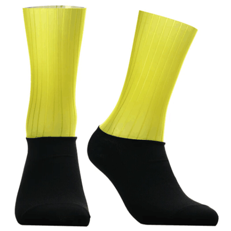 Protišmykové silikónové letné aero ponožky Whiteline Cyklistické ponožky pre mužov, cyklistické športové a bežecké cyklistické ponožky Calcetines