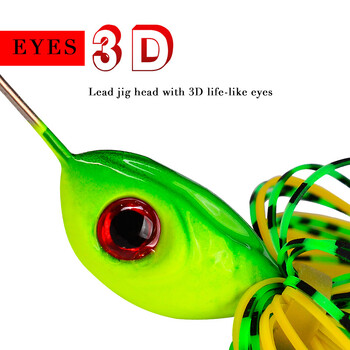 1 τμχ Spinner Bait 10G 14G Metal Lure Hard Fishing Lure Spinner Lure Spinnerbait Pike Swivel Fish Tackle Wobbler Fishing