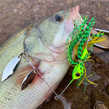 1 τμχ Spinner Bait 10G 14G Metal Lure Hard Fishing Lure Spinner Lure Spinnerbait Pike Swivel Fish Tackle Wobbler Fishing