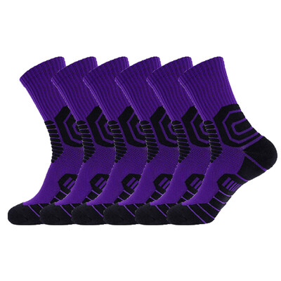 6 pari Sportske profesionalne biciklističke čarape Košarka Nogomet Nogomet Trčanje Treking čarape Calcetines Ciclismo Hombre Muškarci Žene