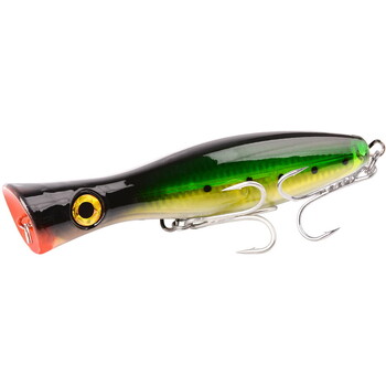 1 τεμ 41 g/83g Big Popper Floating Wobbler Fishing Lures, Τεχνητό πλαστικό σκληρό δόλωμα με συρτή κορυφής, εργαλεία ψαρέματος