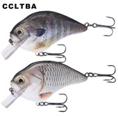 CCLTBA Crankbait mamac za pecanje 7,5 cm 15,3 g plutajući, klimavi, tvrdi mamac, mamac s kvadratnom kljunom, umjetni ribolovni pribor