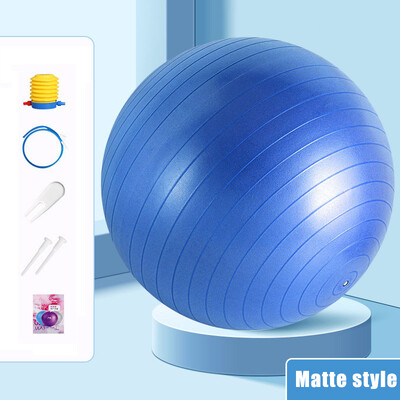 Cvičebná lopta na cvičenie, protišmyková matná povrchová PVC lopta na jogu na cvičenie, fitness a rovnováhu v posilňovni