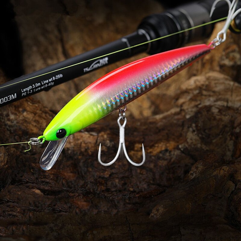 120MM/40g Tvrdi mamac Umjetni mamac Slana voda Mamac za pecanje Pribor za pecanje Potapajući mamac za gavca Big Minnow mamac za pecanje Dodaci